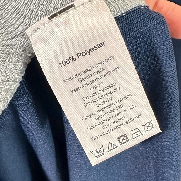 Men's ALO Cool Fit navy & grey long sleeve size XL - Picture 8 of 8